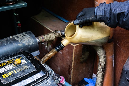 Jetting Machine Oil Change